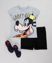 Camiseta-Infantil-Pateta-Manga-Curta-Cinza-Mescla-Claro-9844842-Cinza_Mescla_Claro_3