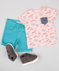 Camiseta-Infantil-Estampada-Carros-com-Bolso-Jeans-Manga-Curta-Rose-9755820-Rose_3