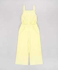 Macacao-Infantil-Pantacourt-com-Botoes-e-Faixa-para-Amarrar-Alca-Fina-Amarelo-9748607-Amarelo_2