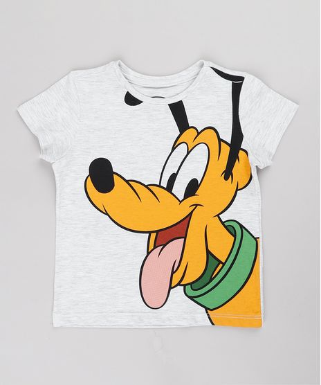Camiseta-Infantil-Pluto-Manga-Curta-Cinza-Mescla-Claro-9844841-Cinza_Mescla_Claro_1