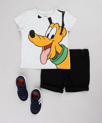 Camiseta-Infantil-Pluto-Manga-Curta-Cinza-Mescla-Claro-9844841-Cinza_Mescla_Claro_3
