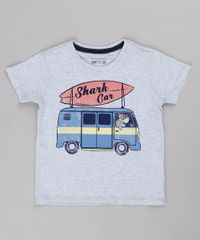 Camiseta-Infantil-com-Estampa-Interativa--Shark-Car--Manga-Curta-Cinza-Mescla-Claro-9731956-Cinza_Mescla_Claro_1