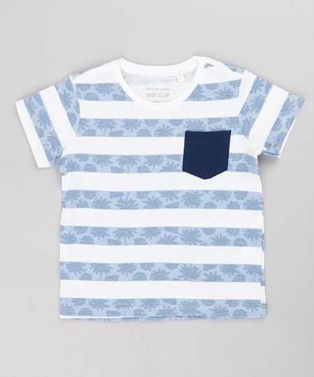 Camiseta-Infantil-Listrada-com-Bolso-Manga-Curta-Branco-9765967-Branco_1