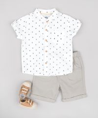 Conjunto-Infantil-de-Camisa-em-Linho-Manga-Curta-Gola-Portuguesa---Bermuda-com-Bolsos-Kaki-9669853-Kaki_3