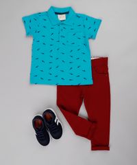 Polo-Infantil-em-Piquet-Estampado-de-Tubaroes-com-Bolso-Manga-Curta--Verde-Agua-9671652-Verde_Agua_3