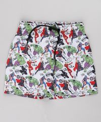 Bermuda-Surf-Infantil-Os-Vingadores-Estampada--Cinza-Claro-9757035-Cinza_Claro_1