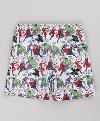 Bermuda-Surf-Infantil-Os-Vingadores-Estampada--Cinza-Claro-9757035-Cinza_Claro_2