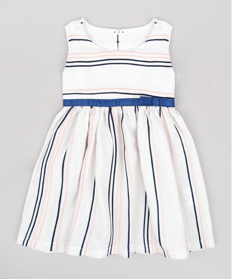 Vestido-Infantil-Listrado-com-Linho-e-Laco-Sem-Manga-Off-White-9740378-Off_White_1