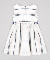 Vestido-Infantil-Listrado-com-Linho-e-Laco-Sem-Manga-Off-White-9740378-Off_White_2