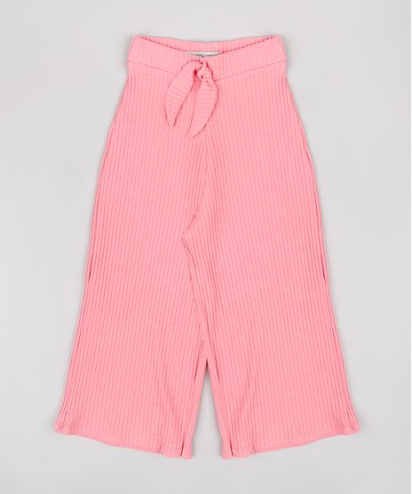 Calca-Infantil-Pantacourt-Canelada-com-Amarracao-Rosa-9748612-Rosa_1