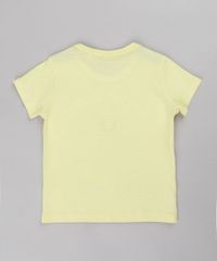 Camiseta-Infantil-com-Estampa-Interativa-de-Dinossauro-Manga-Curta-Amarelo-Claro-9731954-Amarelo_Claro_2