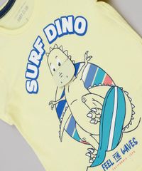 Camiseta-Infantil-com-Estampa-Interativa-de-Dinossauro-Manga-Curta-Amarelo-Claro-9731954-Amarelo_Claro_4