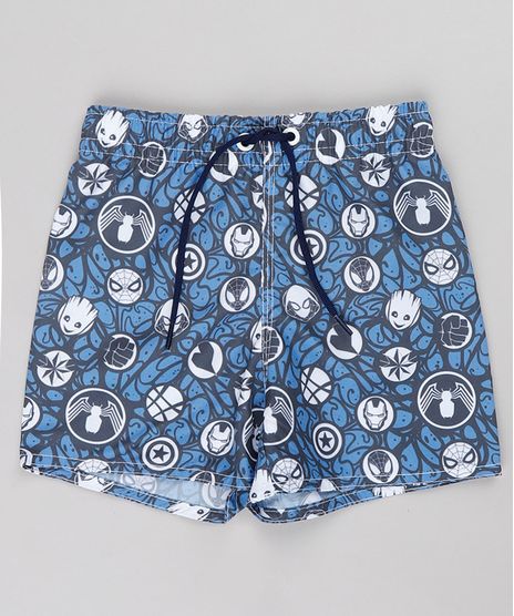 Bermuda-Surf-Infantil-Os-Vingadores-Estampada--Azul-9757036-Azul_1
