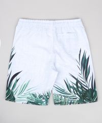 Bermuda-Surf-Infantil-Estampada-de-Folhagem-Cinza-9794641-Cinza_2