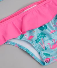 Biquini-Infantil-Minnie-Estampado-com-Flamingos--Verde-Agua-9739530-Verde_Agua_4