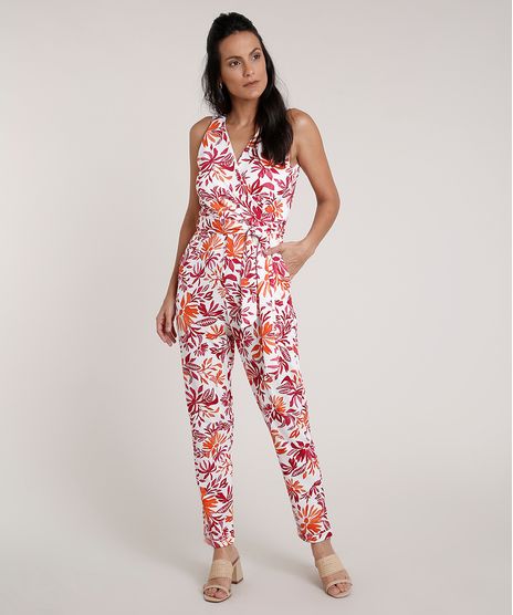 Macacao-Feminino-Transpassado-Estampado-Floral-Sem-Manga-Off-White-9763354-Off_White_1