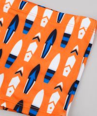 Sunga-Infantil-Boxer-Estampada-de-Pranchas-de-Surf-com-Protecao-UV50--Laranja-9773021-Laranja_4
