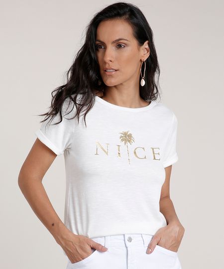 Blusa-Feminina--Nice--Metalizada-Manga-Curta-Decote-Redondo-Off-White-9768978-Off_White_1