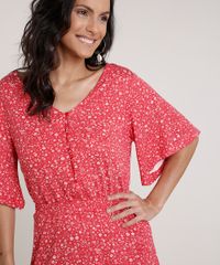 Vestido-Feminino-Curto-Estampado-Floral-com-Babado-Manga-Curta-Vermelho-9842048-Vermelho_4