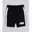 Bermuda-Infantil-em-Moletom-Star-Wars-com-Recortes--Preta-9734671-Preto_1