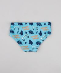 Sunga-Infantil-Slip-Estampada-de-Folhagens-Azul-9773019-Azul_2