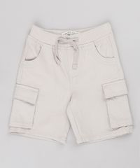Bermuda-de-Sarja-Infantil-Cargo--Kaki-9662013-Kaki_1