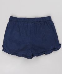 Short-Infantil-com-Linho-Bordado-Floral-e-Babado--Azul-Marinho-9688980-Azul_Marinho_2