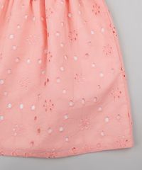 Vestido-Infantil-em-Laise-com-Babado-e-Laco-Sem-Manga-Coral-9676162-Coral_4