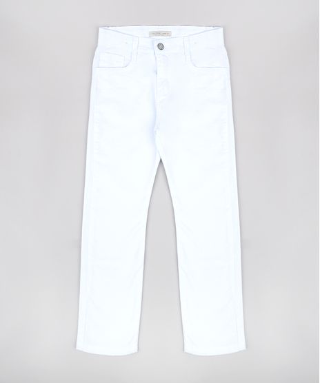 Calca-de-Sarja-Infantil--Branco-9528634-Branco_1