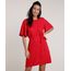 Vestido-Feminino-Curto-com-Faixa-para-Amarracao-Manga-Curta-Vermelho-9703472-Vermelho_1