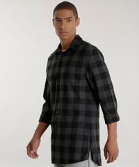 Camisa-Longa-Xadrez-em-Flanela-Chumbo-8448813-Chumbo_1