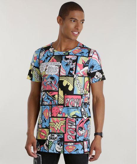 Camiseta-Estampada-DC-Comics-Azul-8586675-Azul_1