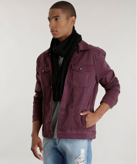 jaqueta roxa masculina