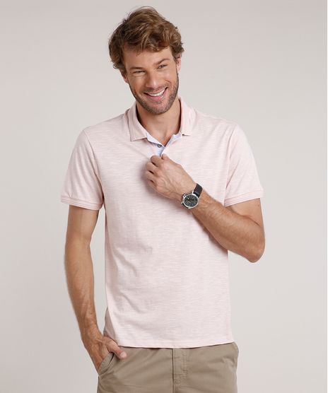 Polo-Masculina-Comfort-Fit-Flame-Manga-Curta-Rose-9824124-Rose_1