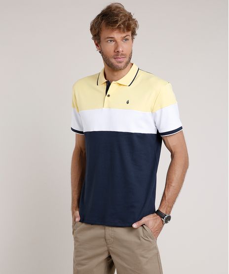 Polo-Masculina-Comfort-Fit-com-Recortes-Manga-Curta-Azul-Marinho-9735619-Azul_Marinho_1