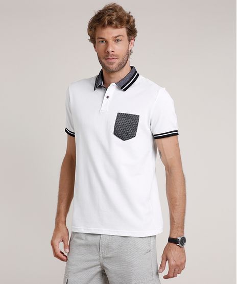Polo-Masculina-Comfort-Fit-em-Piquet-com-Bolso-Estampado-Manga-Curta-Off-White-9726238-Off_White_1