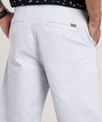 Bermuda-de-Sarja-Masculina-Reta-com-Cordao-Cinza-Claro-9773229-Cinza_Claro_5