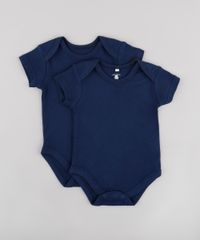 Kit-de-2-Bodies-Infantis-Basicos-Manga-Curta-Azul-Marinho-9595824-Azul_Marinho_1