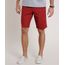 Bermuda-de-Sarja-Masculina-Estampada-Mini-Print-Vermelha-9763901-Vermelho_1
