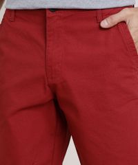 Bermuda-de-Sarja-Masculina-Estampada-Mini-Print-Vermelha-9763901-Vermelho_2