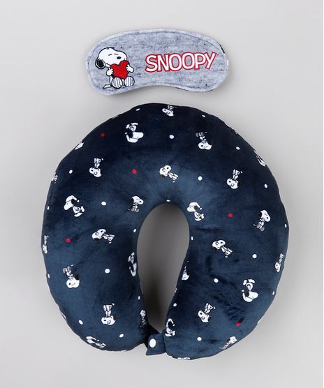 Kit-de-Apoio-de-Pescoco-Snoopy-Estampado---Tapa-Olho-Azul-Marinho-9751217-Azul_Marinho_1