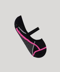 Meia-Sapatilha-Feminina-Estampada-Geometrica-Preta-9805183-Preto_1