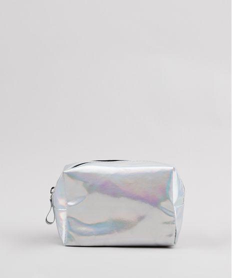 Necessaire-Feminina-Holografica-Prateada-9772775-Prateada_1