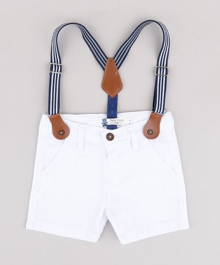 Bermuda-de-Sarja-Infantil-com-Suspensorio-Branco-9822037-Branco_1