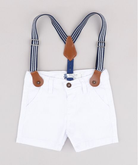 Bermuda-de-Sarja-Infantil-com-Suspensorio-Branco-9822037-Branco_1