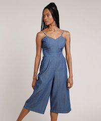 Macacao-Jeans-Feminino-Pantacourt-com-Bolsos-Alca-Fina-Azul-Escuro-9830491-Azul_Escuro_1