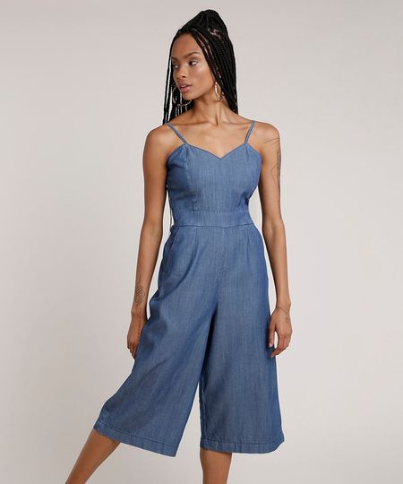 Macacao-Jeans-Feminino-Pantacourt-com-Bolsos-Alca-Fina-Azul-Escuro-9830491-Azul_Escuro_1