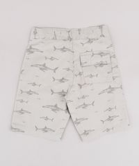 Bermuda-de-Sarja-Infantil-Estampada-de-Tubarao-Kaki-9761830-Kaki_2