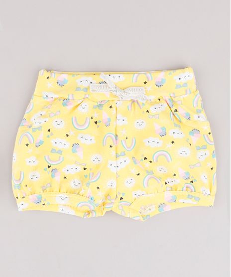 Short-Infantil-Balone-Estampado-Arco-Iris-Amarelo-9876533-Amarelo_1