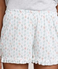 Pijama-Regata-Feminino-com-Bolsos--Cactos---Cinza-Mescla-9700502-Cinza_Mescla_4